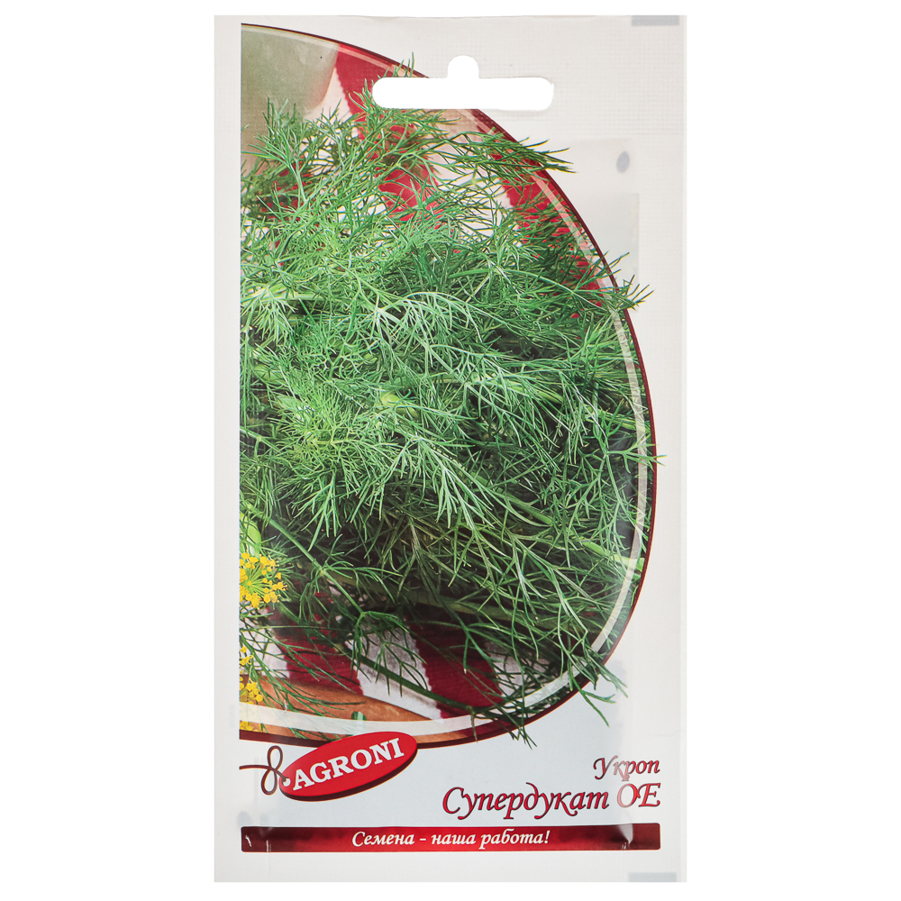 Семена Укроп Супердукат ОЕ  2,0г., арт.№ 179-476