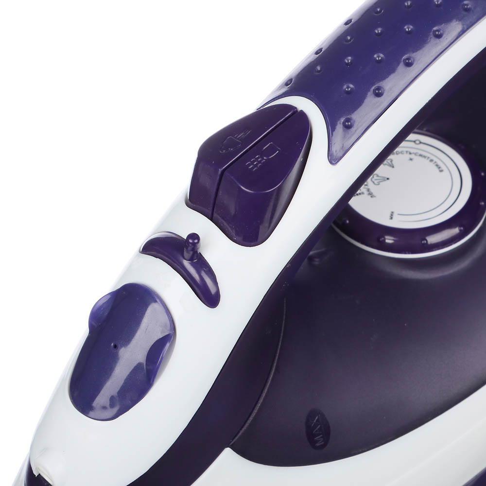 LEBEN Утюг с отпаривателем 2200 Вт, подошва - керамическое покрытие, ES-2098, арт.№ 249-016