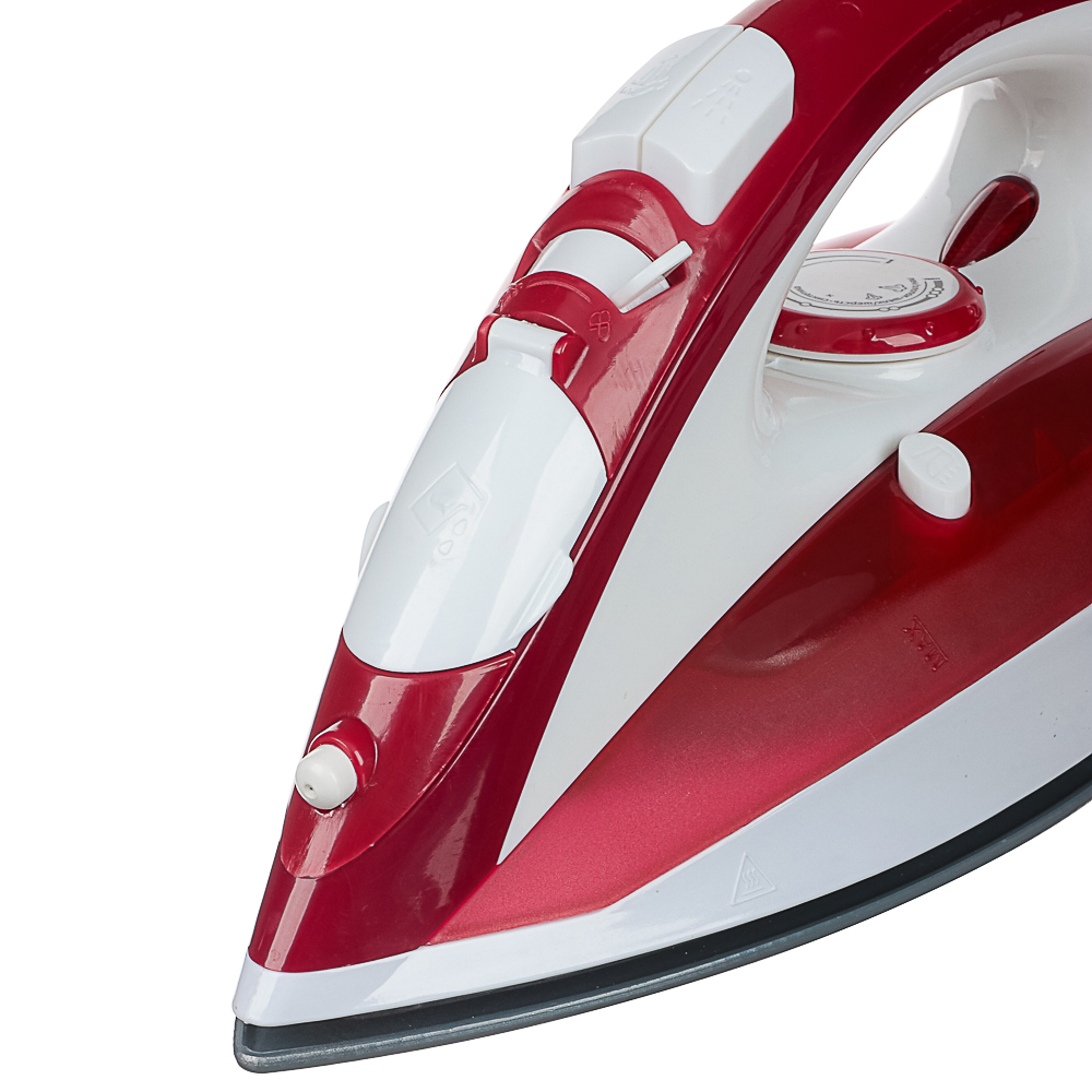 LEBEN Утюг с отпаривателем 2200 Вт, подошва - керамическое покрытие, ES-5198, арт.№ 249-017