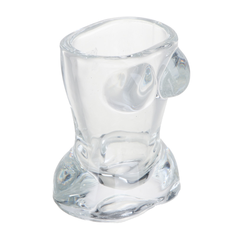 Женский торс стопка фигурная, 6,3 см, 24 мл, стекло, арт.№ 531-190