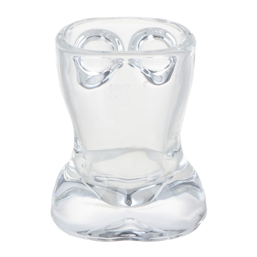 Женский торс стопка фигурная, 6,3 см, 24 мл, стекло, арт.№ 531-190