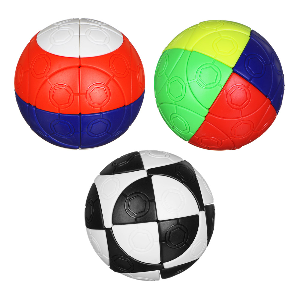 ИГРОЛЕНД Шар головоломка "Собери цвета", пластик, 7см, 3 цвета, арт.№ 214-028