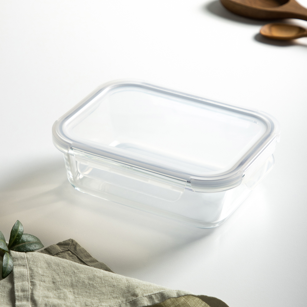 VETTA Контейнер для продуктов на защелках 1000мл, жаропрочное стекло, арт.№ 845-112