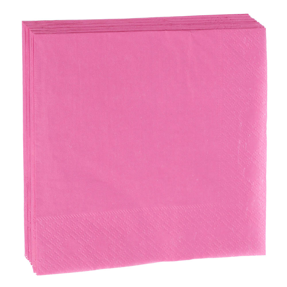 Салфетки бумажные Лилия Желтый/Розовый, 33х33см, 2 слоя, 20л, арт.№ 912-035