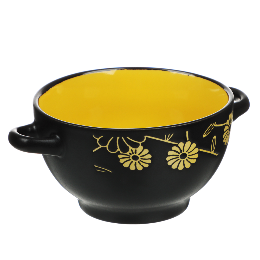 Бульонница, керамика, 550мл, 4 цвета, арт.№ 828-205