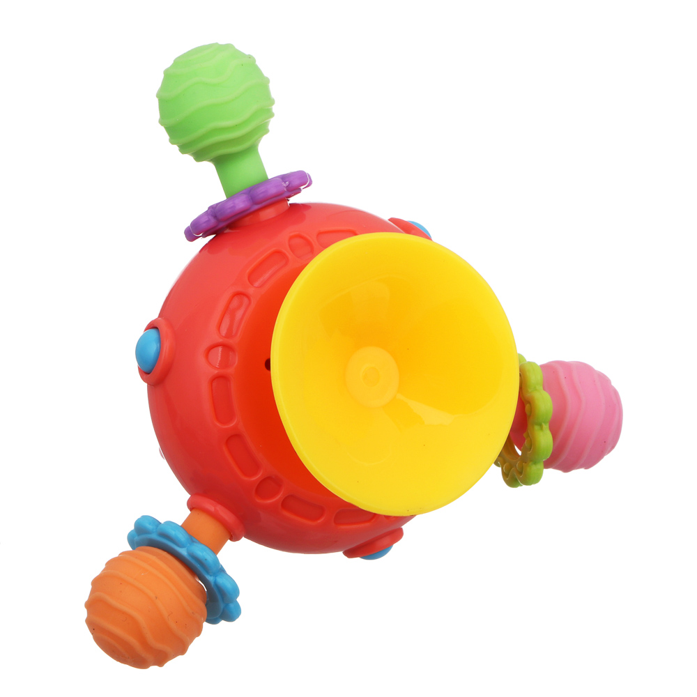 Развивающая игрушка ИГРОЛЕНД на присоске, ABS, TPE, PVC, 11х9х7см, арт.№ 889-770