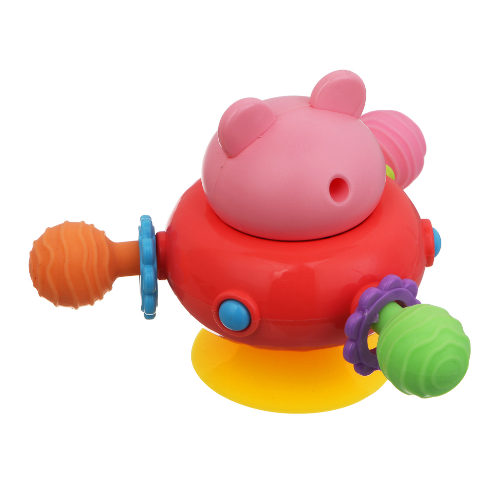 Развивающая игрушка ИГРОЛЕНД на присоске, ABS, TPE, PVC, 11х9х7см, арт.№ 889-770