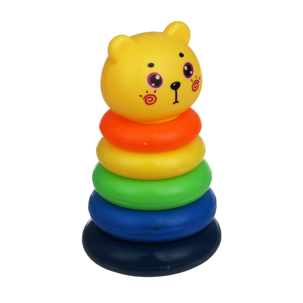 Развивающая пирамидка ИГРОЛЕНД, PP, 17,5х10х10см, арт.№ 270-063