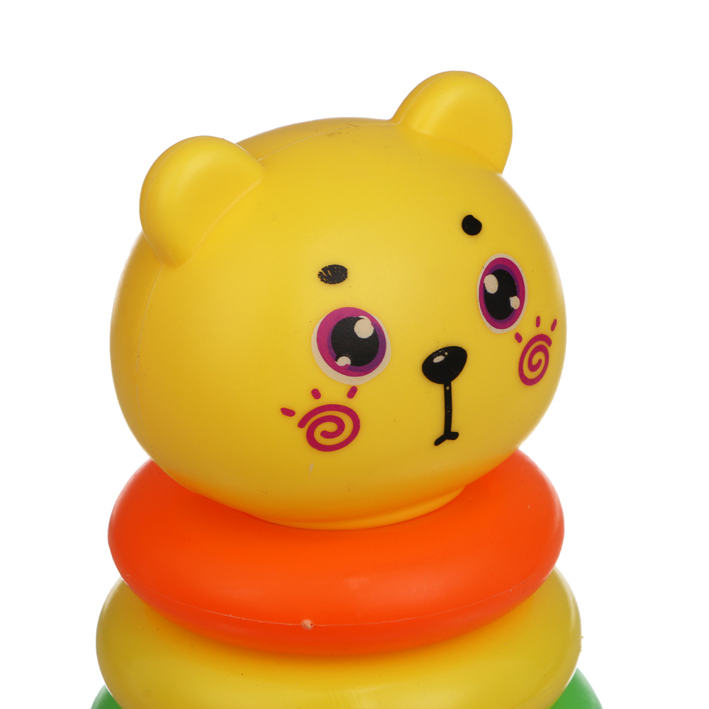 Развивающая пирамидка ИГРОЛЕНД, PP, 17,5х10х10см, арт.№ 270-063