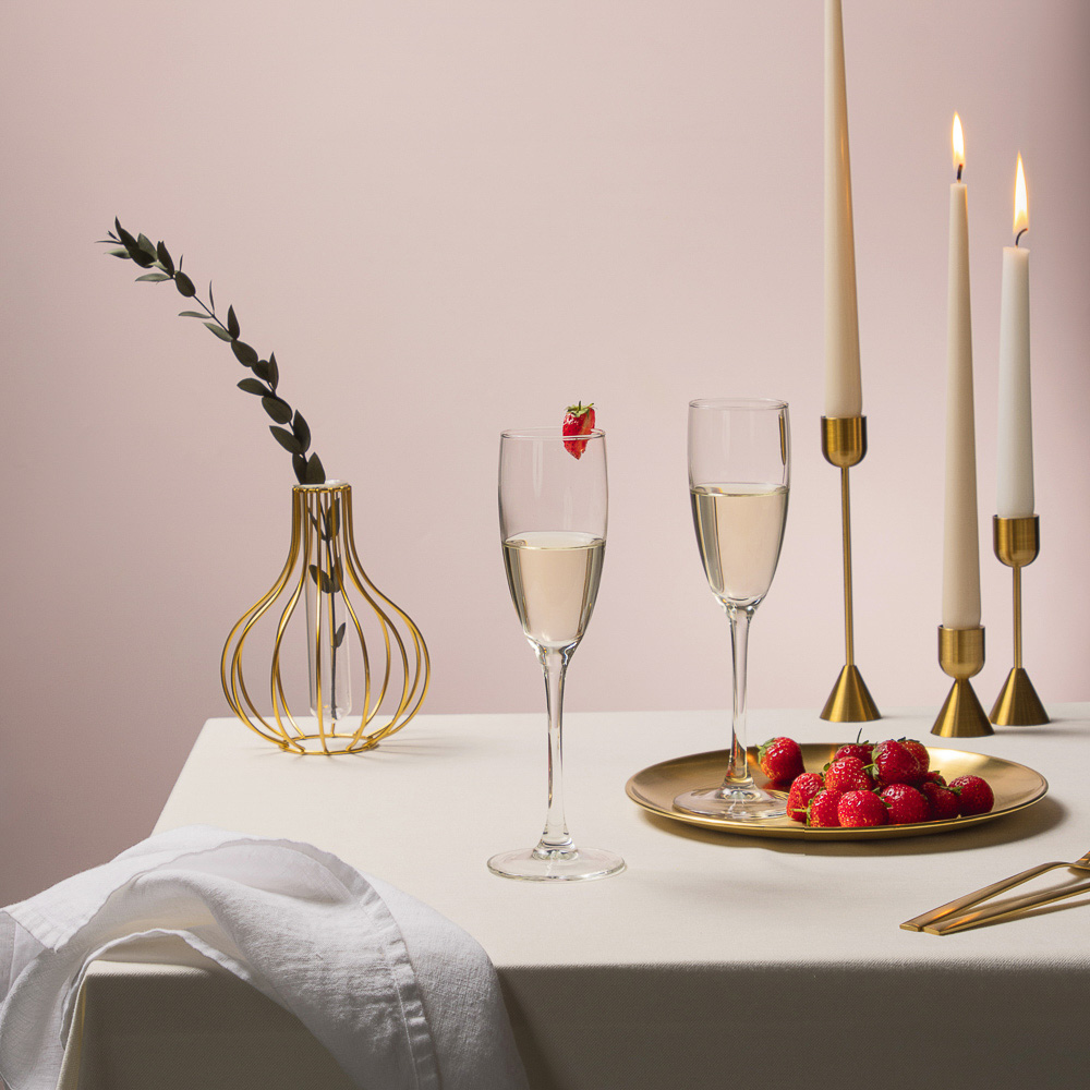 LUMINARC Эталон Набор бокалов для шампанского 2шт 170мл, стекло, арт.№ 878-533