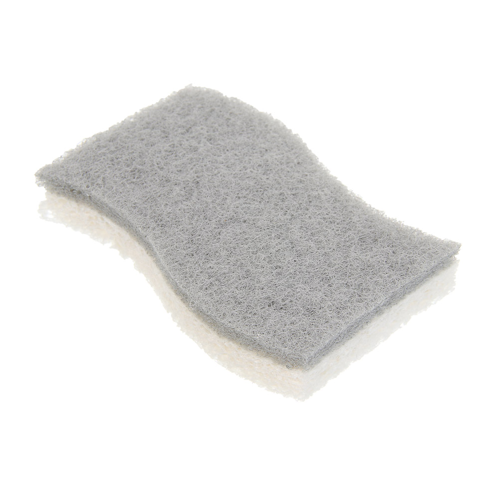 Набор губок из древесной целлюлозы 2 шт., тм VETTA, 11х6,3х1,5 см, древесная целлюлоза, полиэстер, арт.№ 441-283