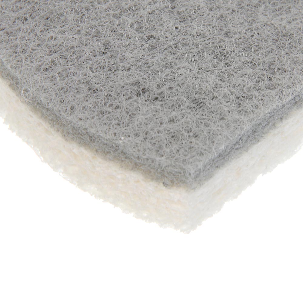 Набор губок из древесной целлюлозы 2 шт., тм VETTA, 11х6,3х1,5 см, древесная целлюлоза, полиэстер, арт.№ 441-283