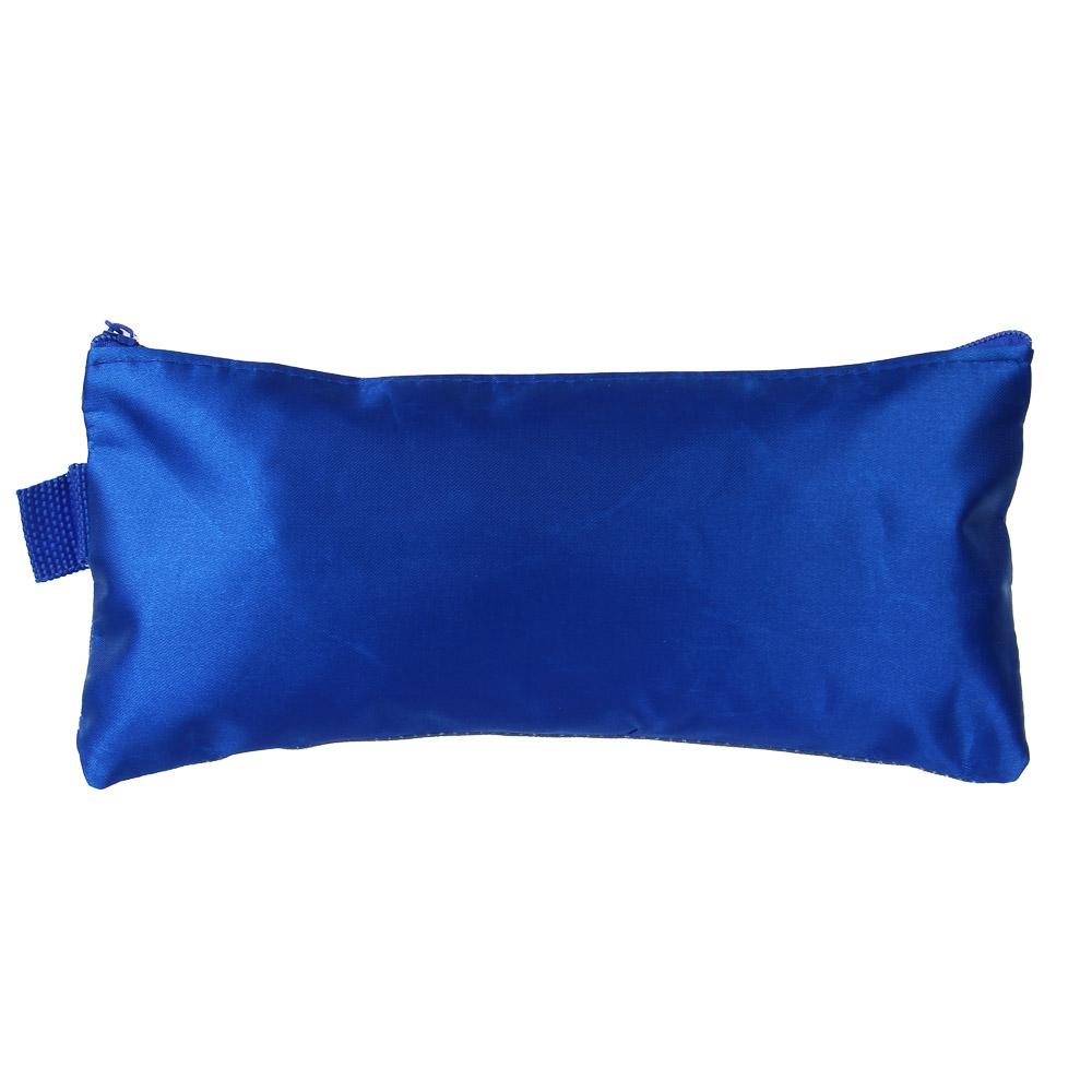 Пенал школьный прямоугольный на молнии 21х10 см, 1 отделение, искусственная кожа из ПВХ, полиэстер, 4 дизайна, арт.№ 238-437