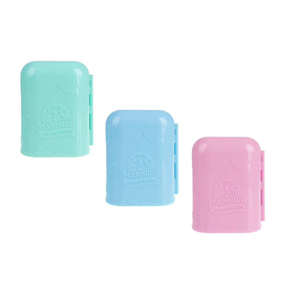 Кукла с акс. в чемодане "Малыши из Лиландии" сюрприз, PVC, PP, ABS, тм ИГРОЛЕНД, арт.№ 436-114