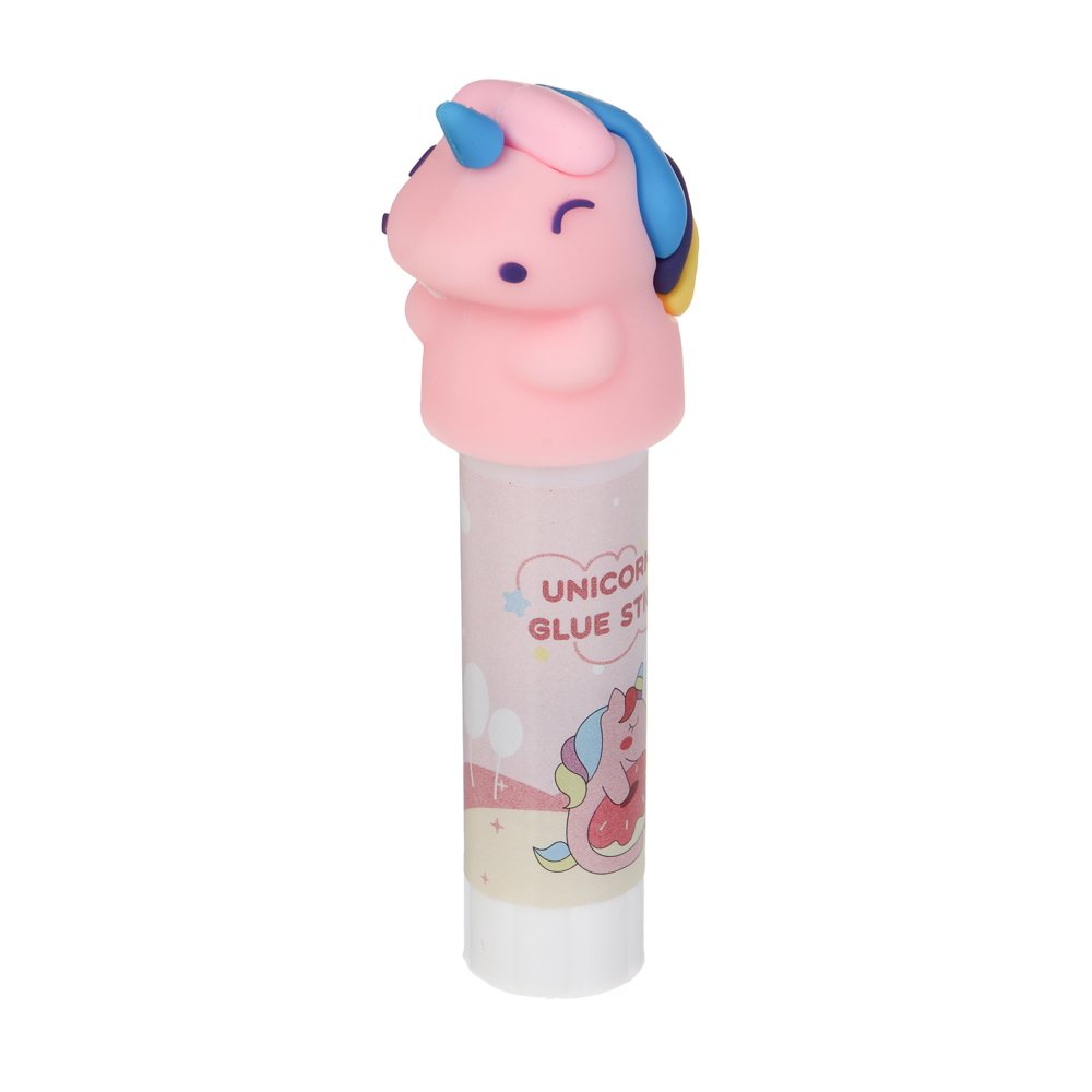 Клей-карандаш 9гр PVA, "Единорожка", 3 дизайна, шоу-бокс, арт.№ 532-098