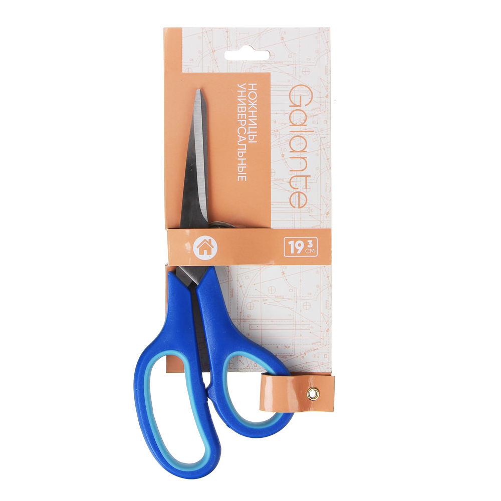 GALANTE Premium Ножницы универсальные, металл, пластик, 19,3см, арт.№ 350-041