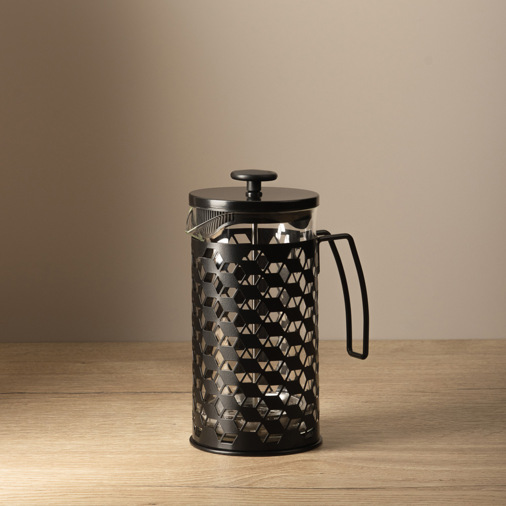 SATOSHI Нера Френч-пресс 600мл, жаропрочное стекло, нерж.сталь, арт.№ 850-002