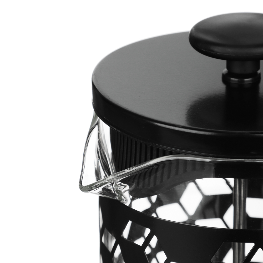 SATOSHI Нера Френч-пресс 600мл, жаропрочное стекло, нерж.сталь, арт.№ 850-002