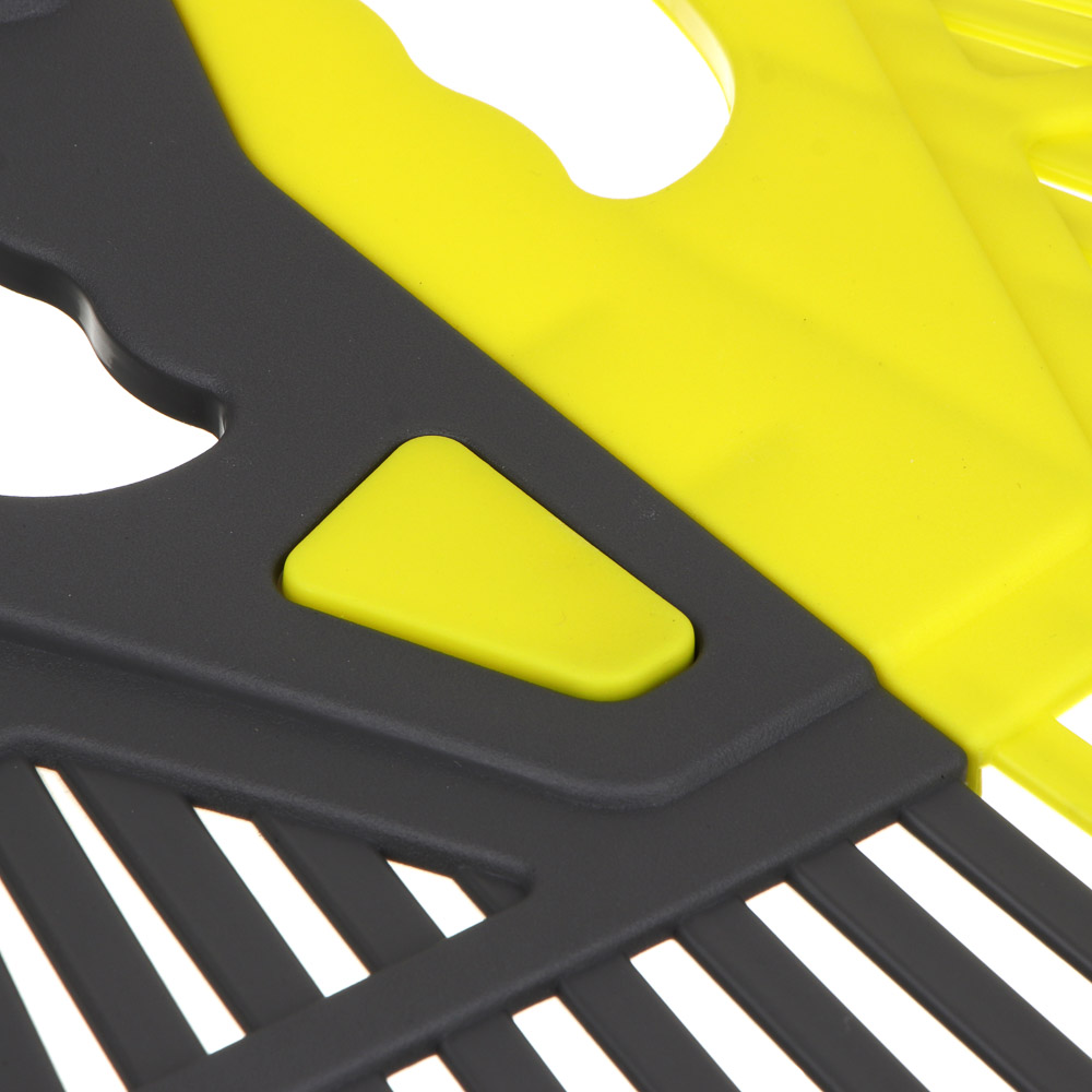 INBLOOM Грабли садовые 2 в 1, 24 зубьев, 53х46см, PP, арт.№ 187-002