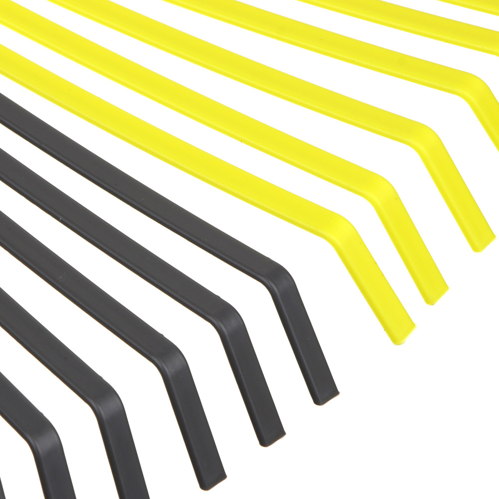 INBLOOM Грабли садовые 2 в 1, 24 зубьев, 53х46см, PP, арт.№ 187-002