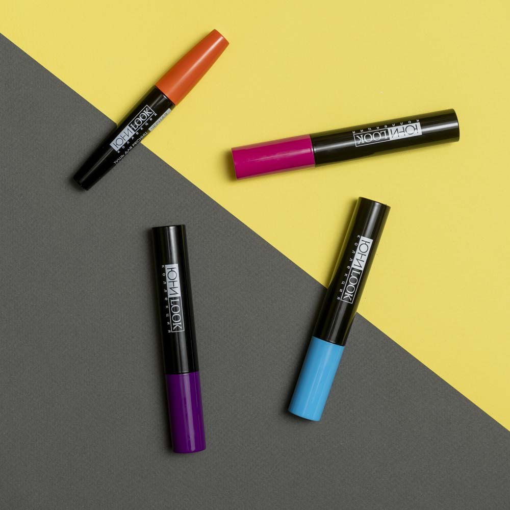 ЮНИLOOK Тушь для ресниц водостойкая, суперобъем с эффектом накладных ресниц, черная, 8мл, ТР-19, арт.№ 330-257