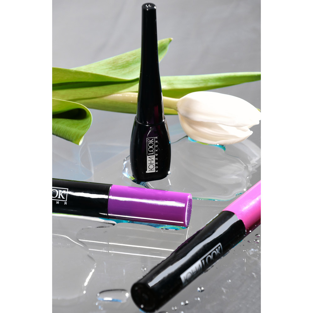 ЮНИLOOK Тушь для ресниц водостойкая, суперобъем с эффектом накладных ресниц, черная, 8мл, ТР-19, арт.№ 330-257