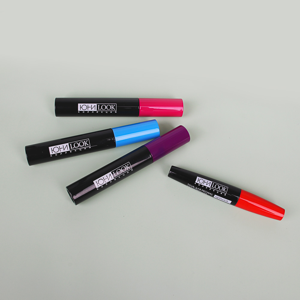 ЮНИLOOK Тушь для ресниц водостойкая, суперобъем с эффектом накладных ресниц, черная, 8мл, ТР-19, арт.№ 330-257