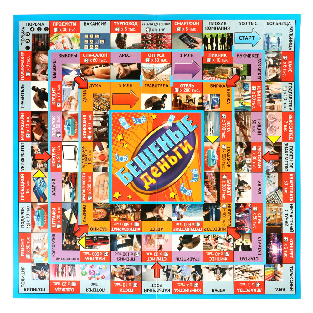 Игра настольная экономическая «Бешеные деньги», арт.№ 538-060