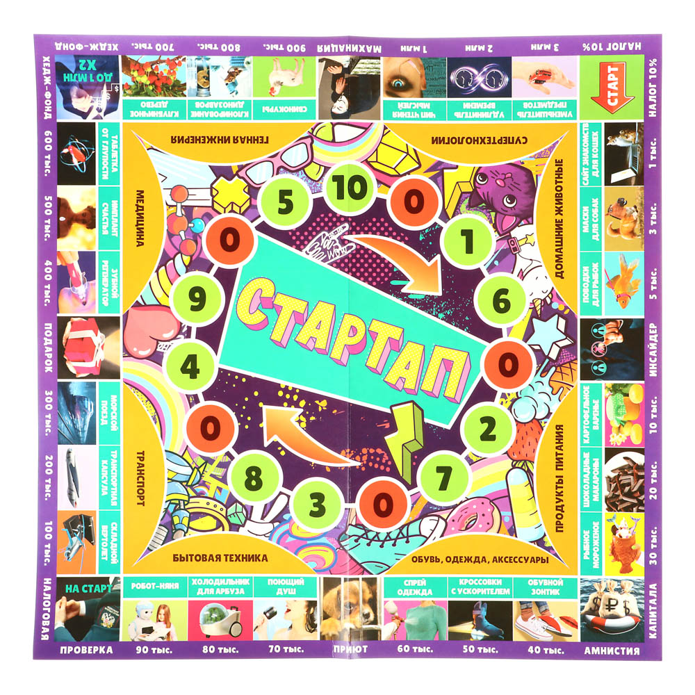 Игра настольная экономическая «Стартап», арт.№ 538-063