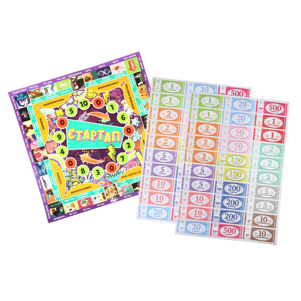 Игра настольная экономическая «Стартап», арт.№ 538-063