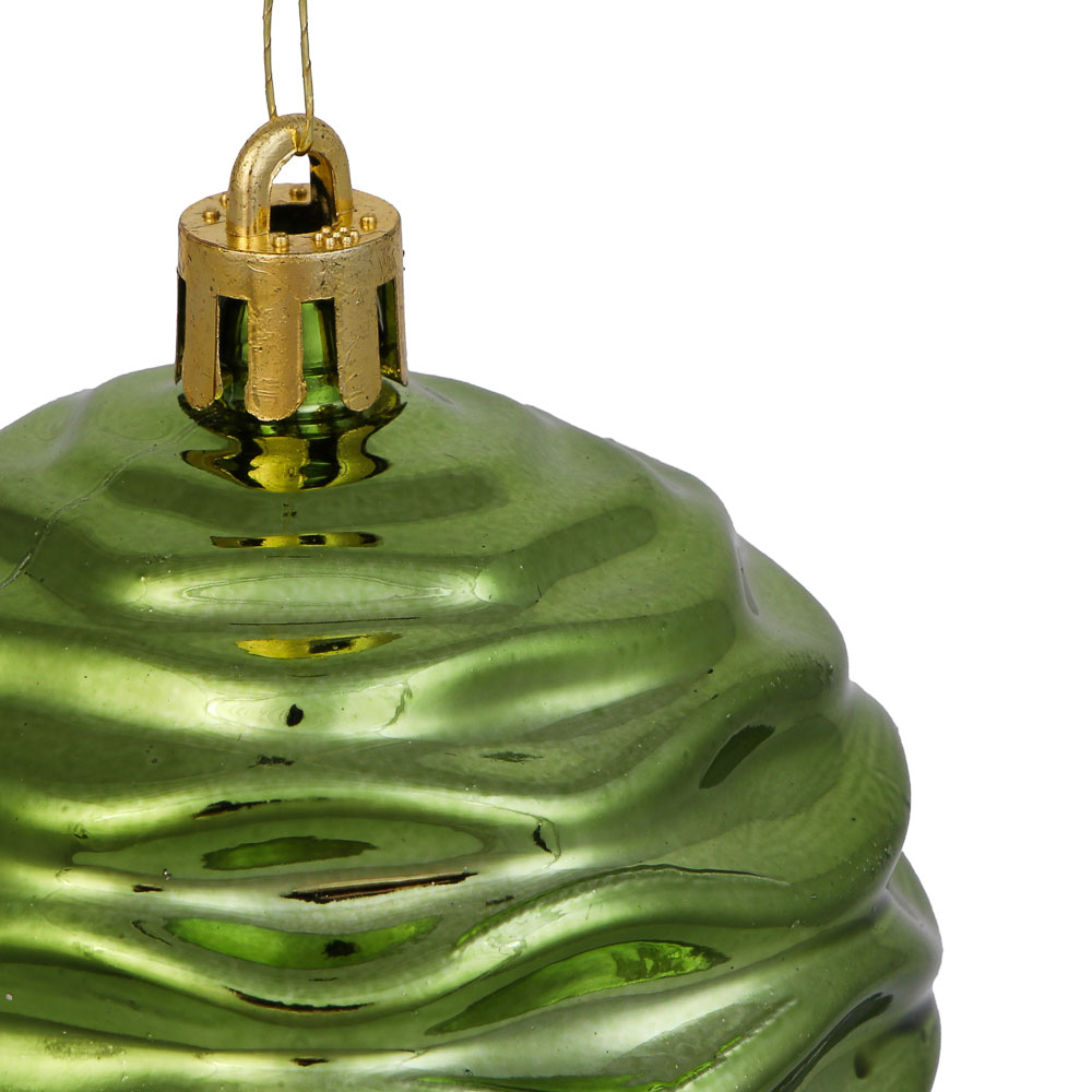 СНОУ БУМ Набор шаров 6 см, 6 шт, зеленый, 26-153, арт.№ 373-578