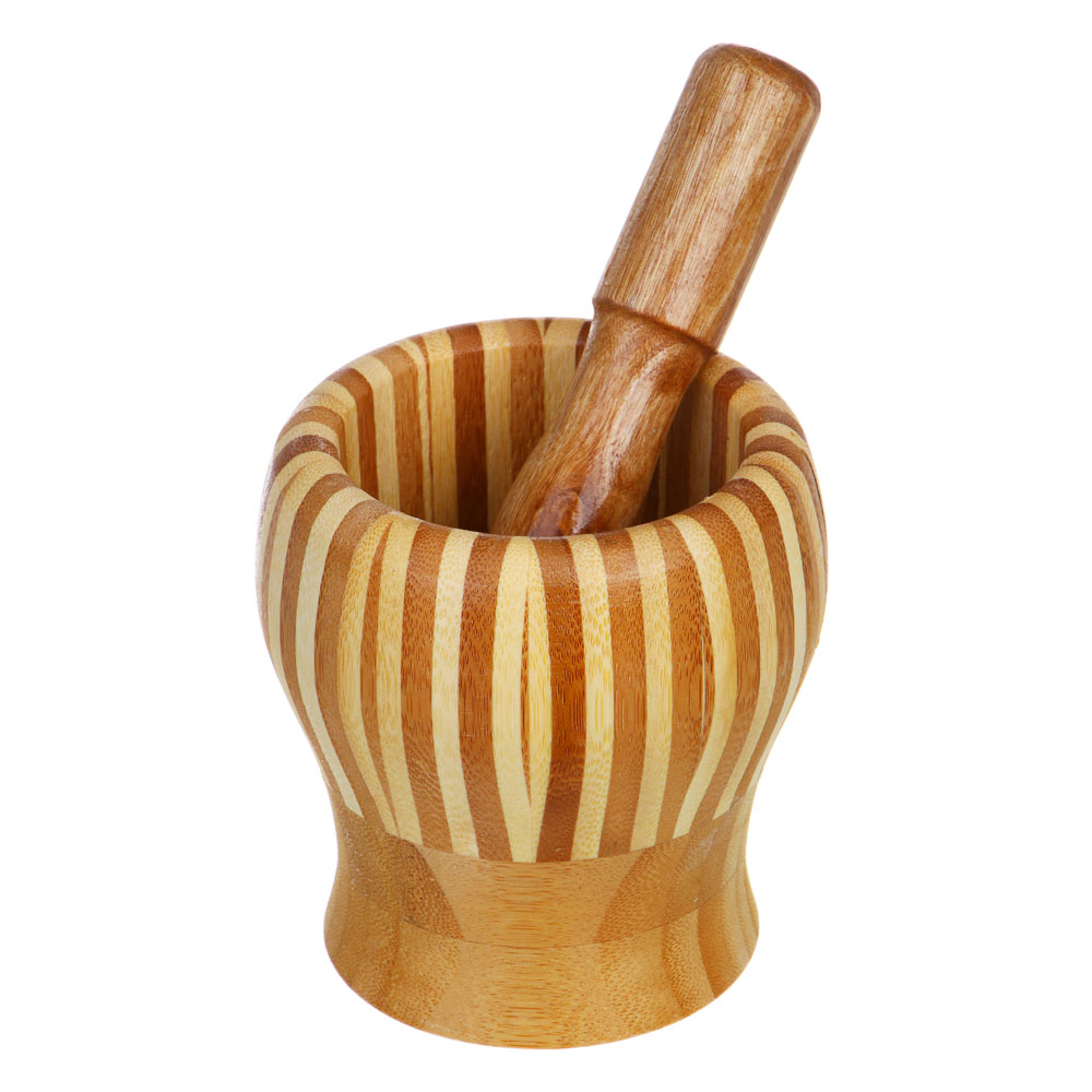 VETTA Ступка с пестиком, 10,5х10,5см, бамбук, арт.№ 884-487
