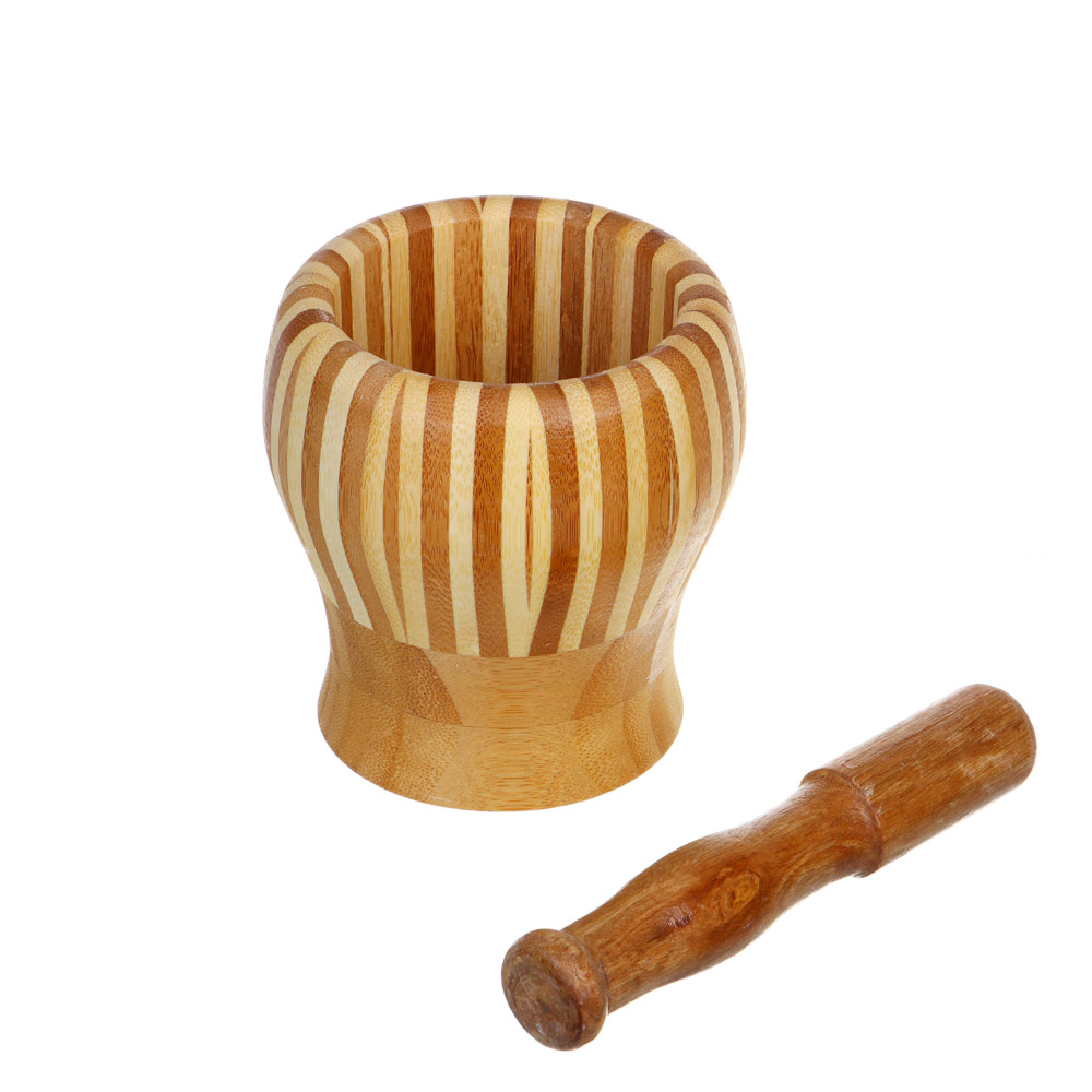 VETTA Ступка с пестиком, 10,5х10,5см, бамбук, арт.№ 884-487