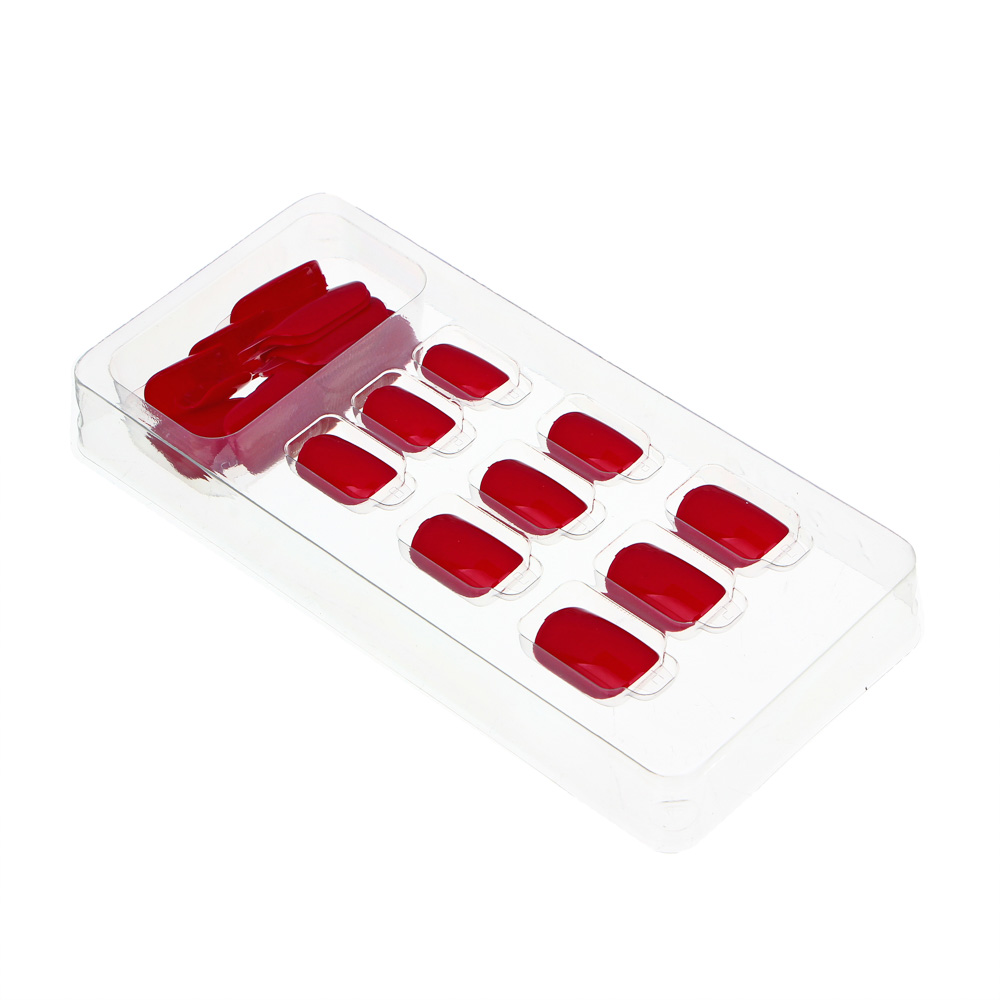 Набор накладных ногтей тм ЮНИLOOK, самоклеящиеся, 24шт, 6 цветов, арт.№ 357-261