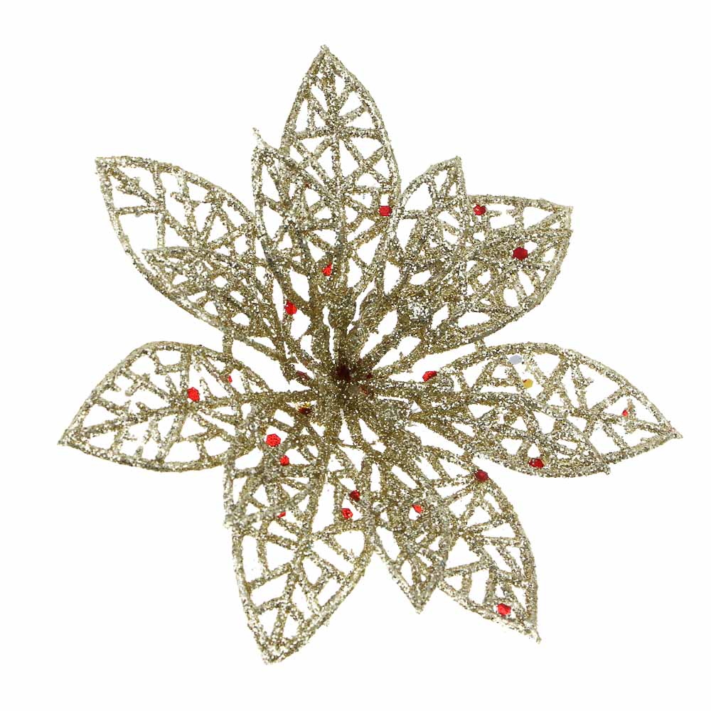 СНОУ БУМ Цветы на проволоке 10x10 см 3шт, арт.№ 397-377