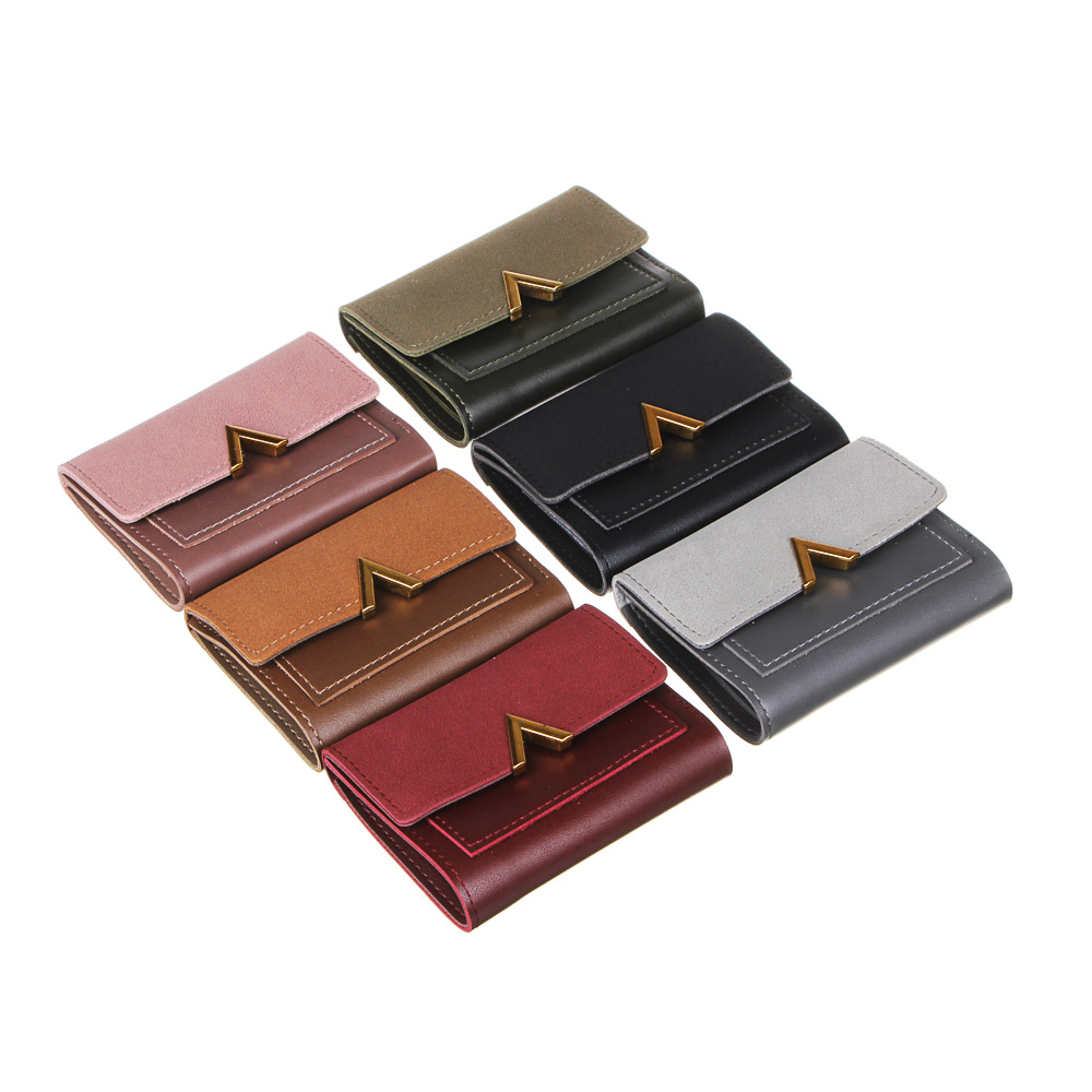 ЮL Кошелек женский с отд. для карт и купюр, ПВХ, 11,5х8,5см, 6 цв., КК21-07, арт.№ 303-910