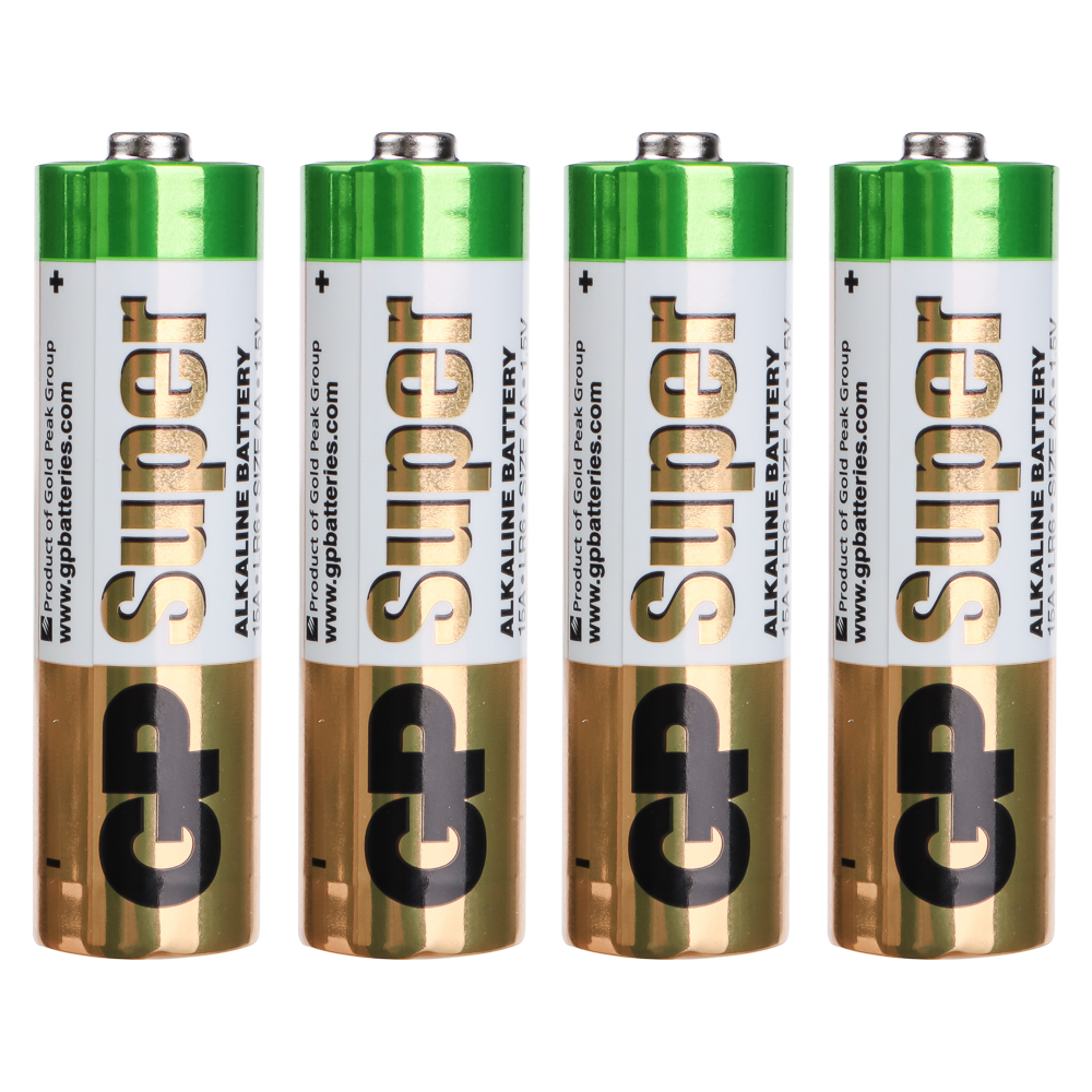 Батарейки AA GP Super BY Герои 4шт 15AGM-2CR в блистере, арт.№ 917-014