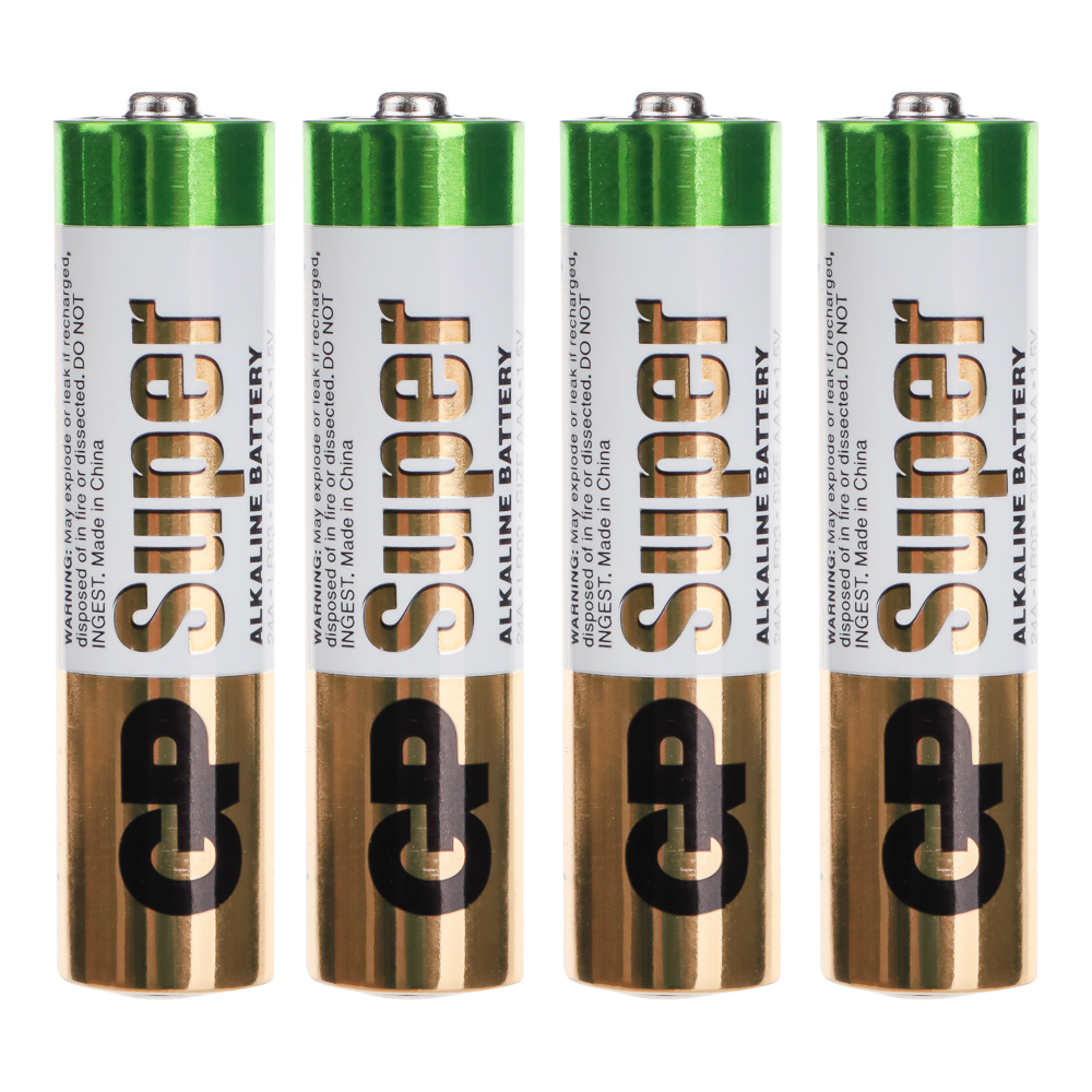 Батарейки AAA GP Super BY Герои 4шт 24AGM-2CR4 в блистере, арт.№ 917-015