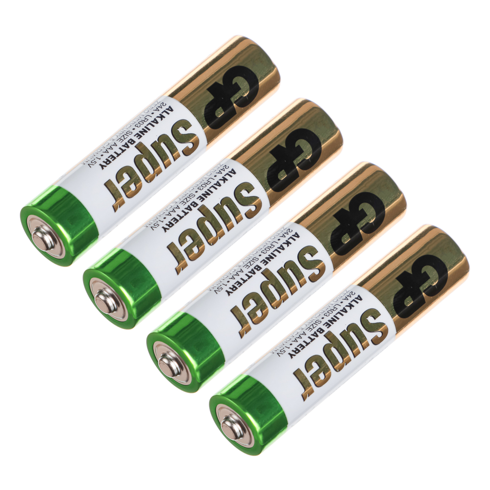 Батарейки AAA GP Super BY Герои 4шт 24AGM-2CR4 в блистере, арт.№ 917-015