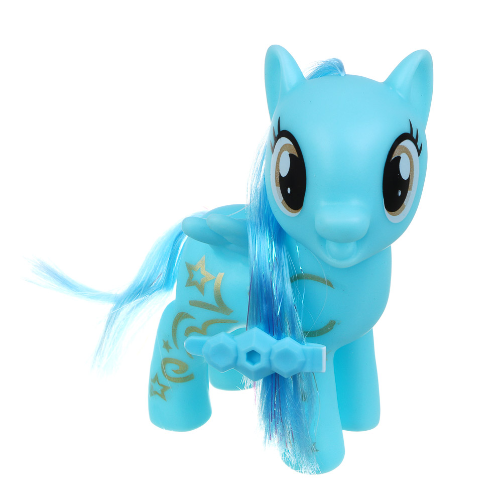 ИГРОЛЕНД Набор фигурок "Волшебные лошадки" с аксессуарами, PVC, PP, 19х15х6 см, 2 дизайна, арт.№ 258-094