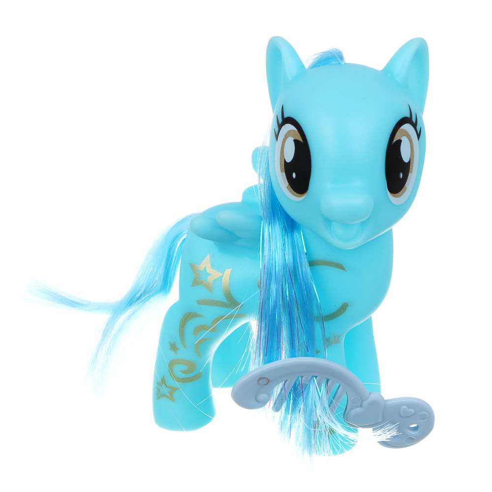 ИГРОЛЕНД Набор фигурок "Волшебные лошадки" с аксессуарами, PVC, PP, 19х15х6 см, 2 дизайна, арт.№ 258-094