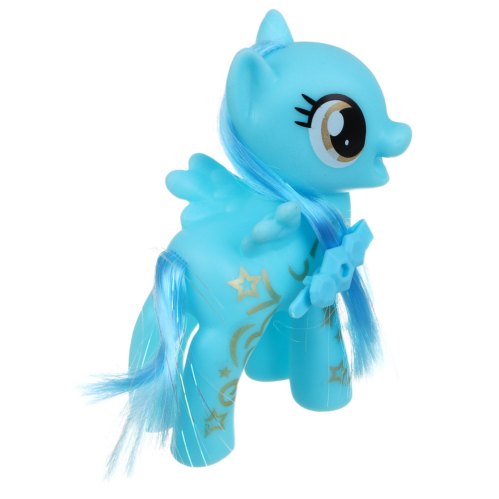 ИГРОЛЕНД Набор фигурок "Волшебные лошадки" с аксессуарами, PVC, PP, 19х15х6 см, 2 дизайна, арт.№ 258-094