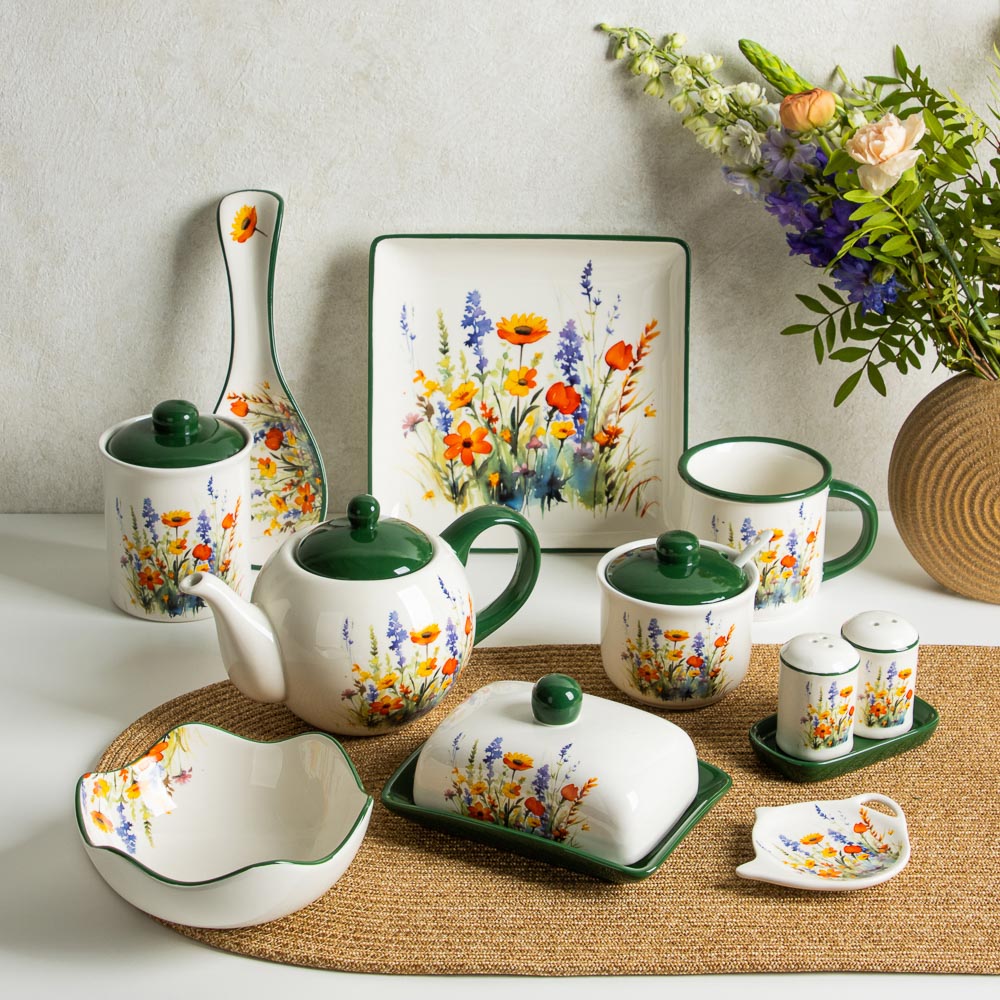 MILLIMI Полевые цветы Салатник, 15,5х6см, керамика, арт.№ 824-015