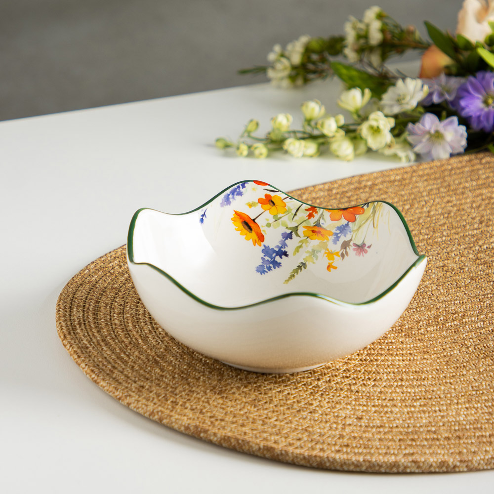 MILLIMI Полевые цветы Салатник, 15,5х6см, керамика, арт.№ 824-015