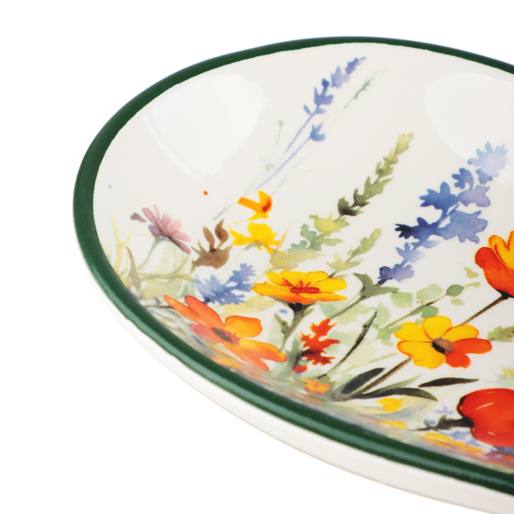 MILLIMI Полевые цветы Подставка для ложки, 24,5х9х2,5см, керамика, арт.№ 824-016