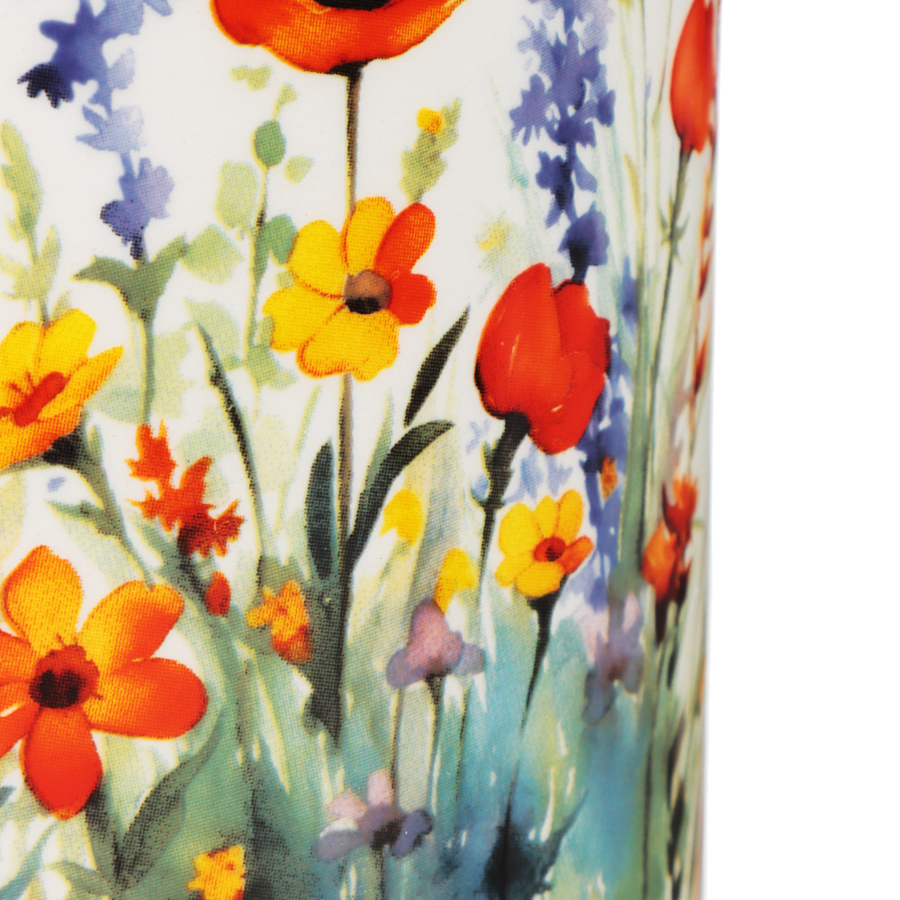 MILLIMI Полевые цветы Банка для хранения, 470мл, 9,5х13см, керамика, арт.№ 824-017