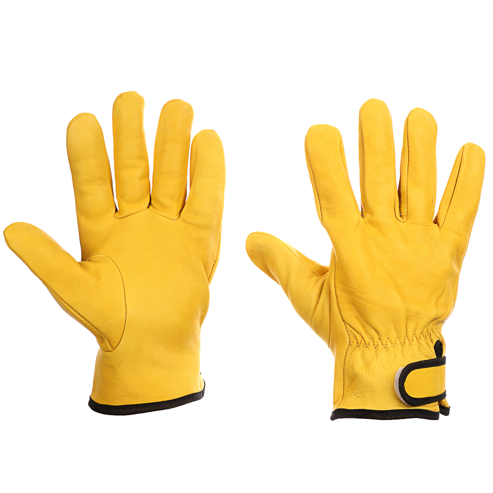 INBLOOM PROF+ Перчатки садовые кожаные, р10., 23см, 90г, арт.№ 180-016