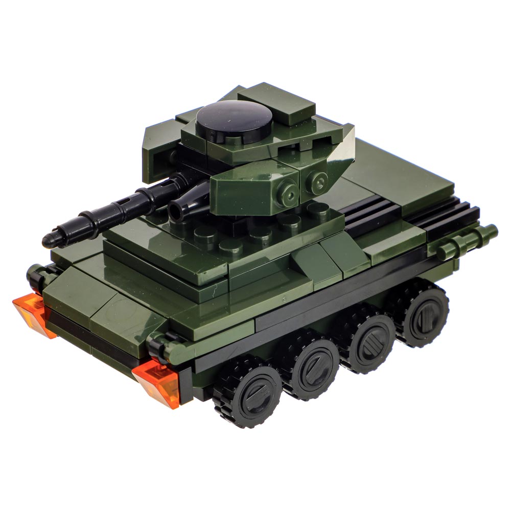 ИГРОЛЕНД Армия Конструктор Военный транспорт, 96 дет., ABS, 15х10х6см, арт.№ 858-040