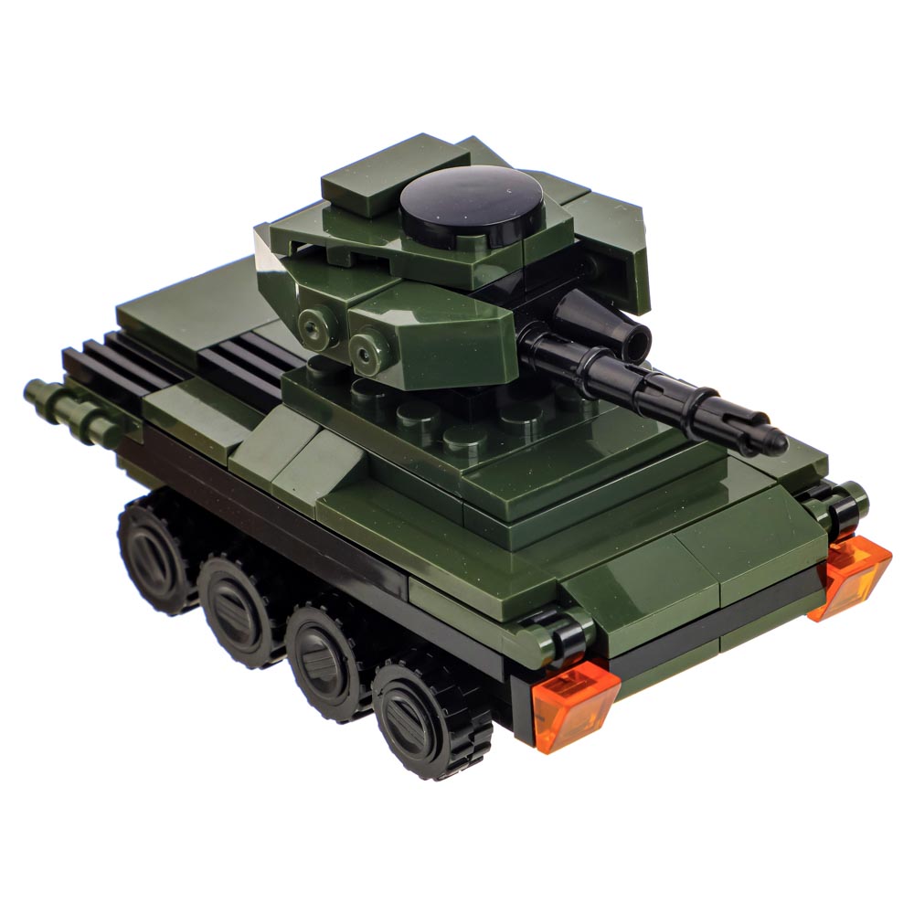 ИГРОЛЕНД Армия Конструктор Военный транспорт, 96 дет., ABS, 15х10х6см, арт.№ 858-040