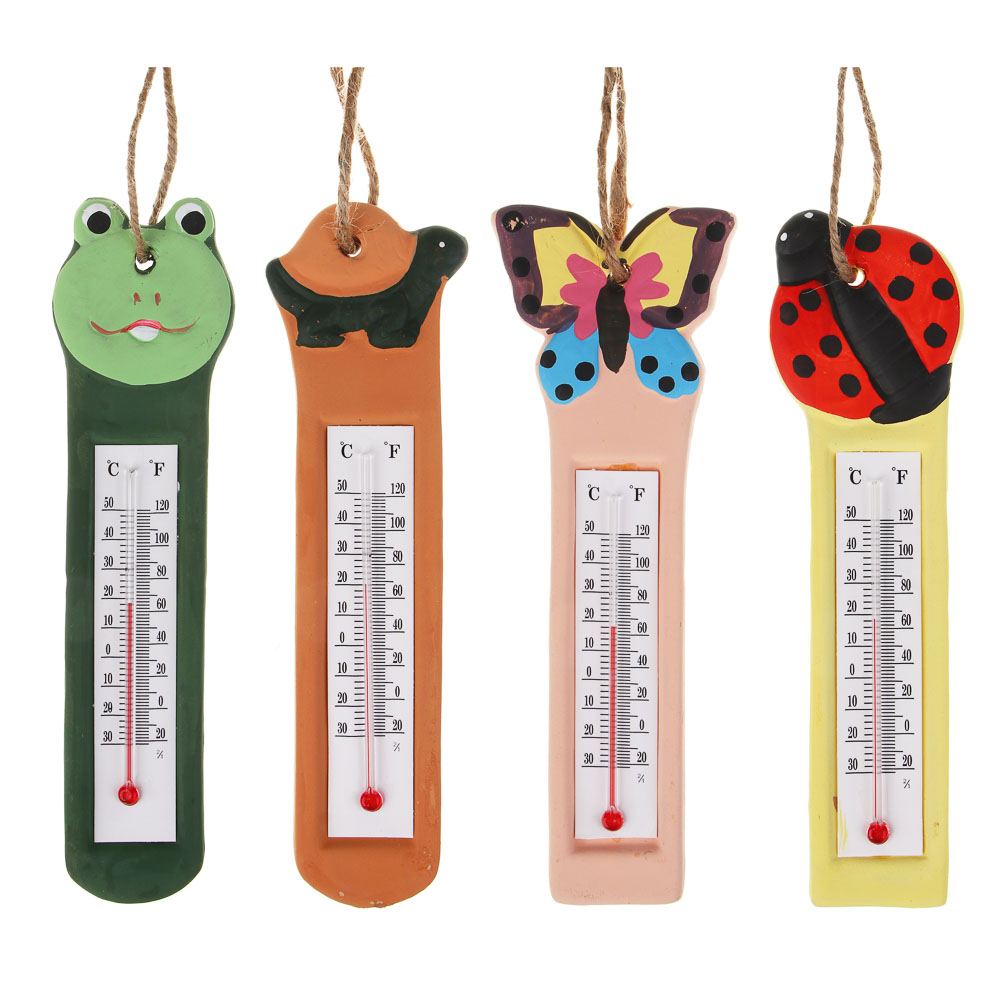 INBLOOM Термометр садовый 6х1.2х20.5см, глина, арт.№ 153-002